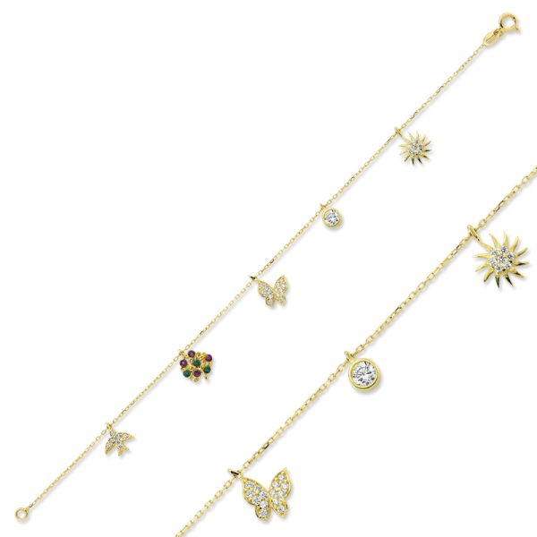 Pulsera de la suerte de plata