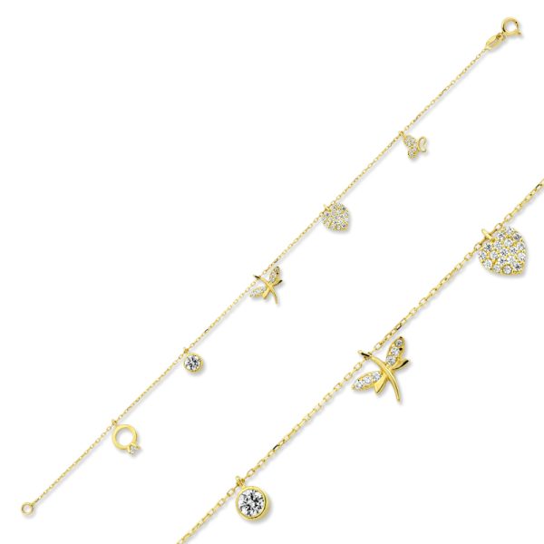 Pulsera de la suerte de plata