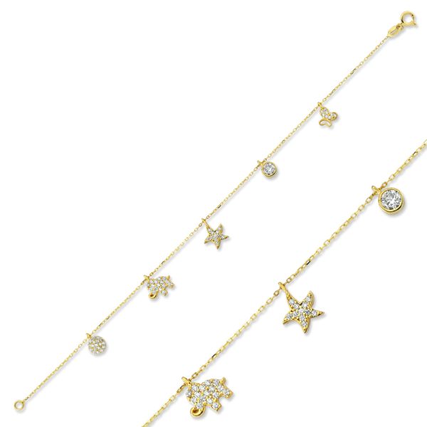 Pulsera de la suerte de plata