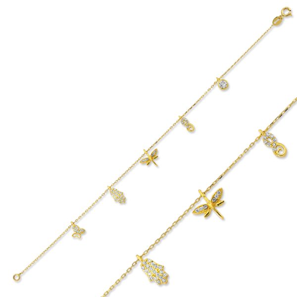 Pulsera de la suerte de plata