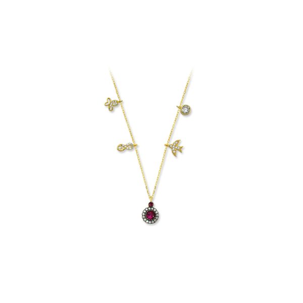 14k Gold Lucky Necklace