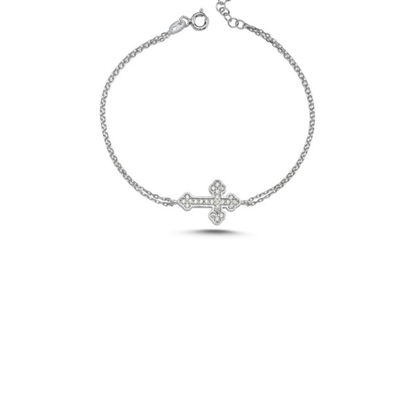 Pulsera Cruz de Plata