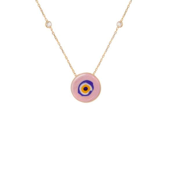 Silver Handmade Evileye Necklace
