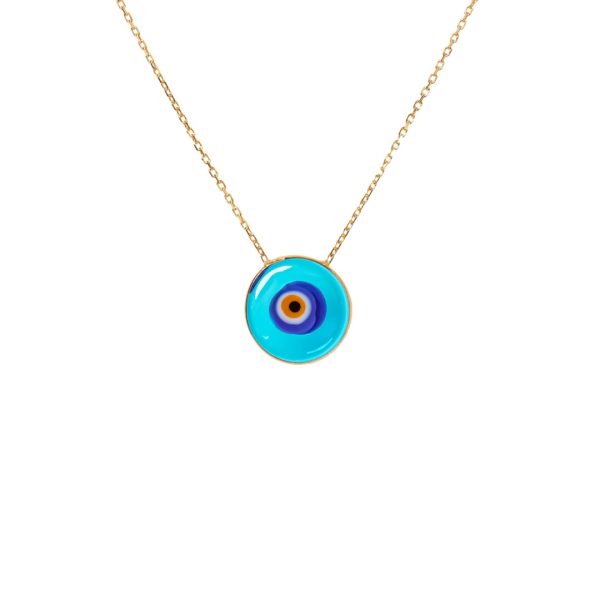 Collar Evileye de plata hecho a mano