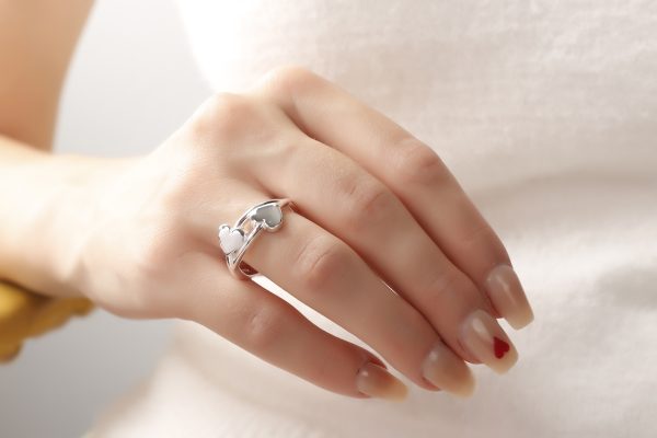 Anillo Liso Plata Mujer