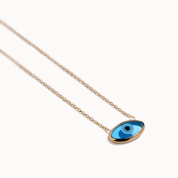 Silver Handmade Evileye Necklace